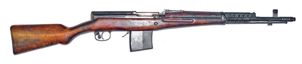 Автоматический карабин Токарева (АКТ-40) с вертикальным газовым регулятором (ВИМАИВиВС)